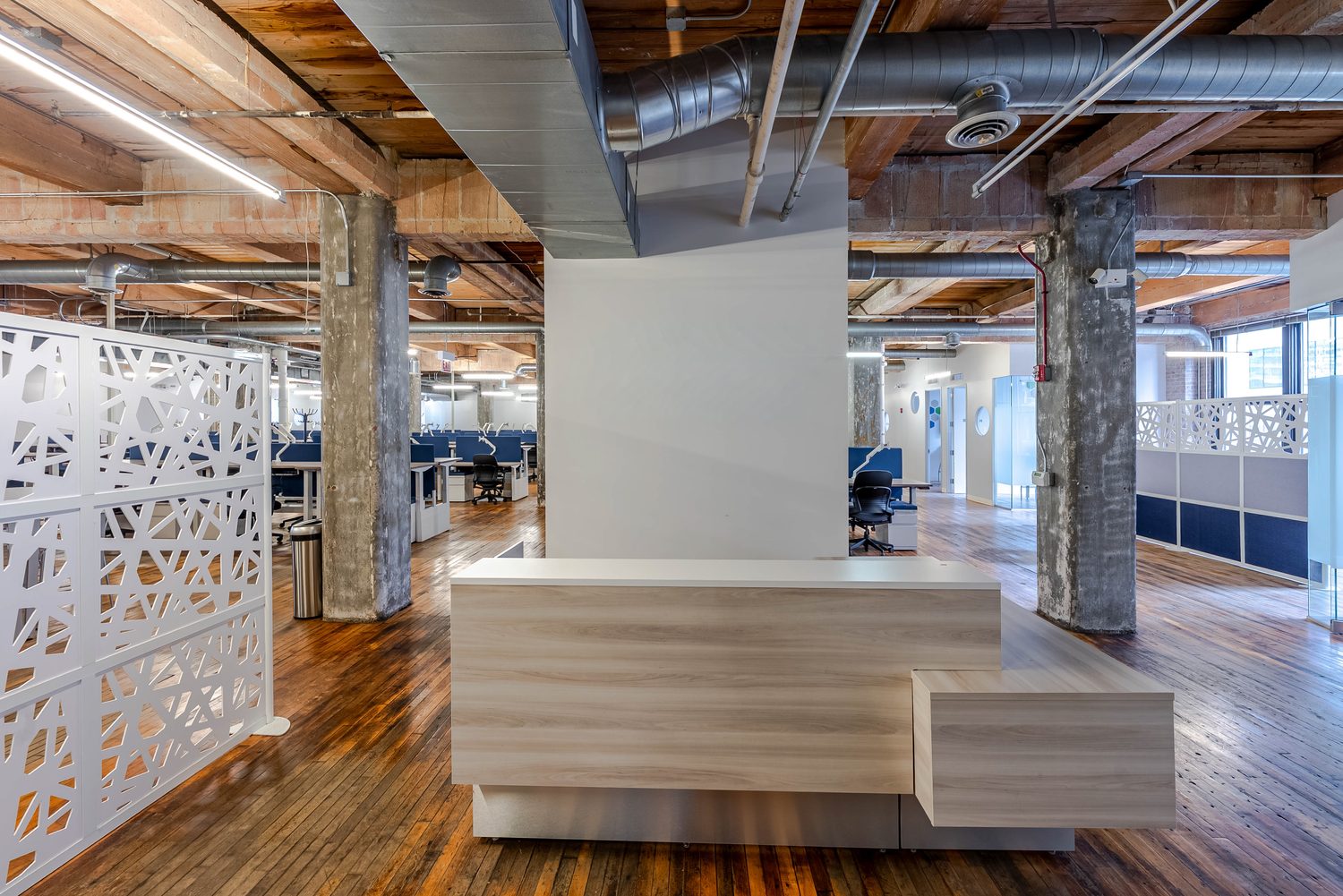 Reception desk